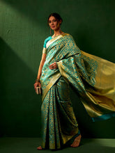 Womens Fashion Ethnic Green Color Sarees-MLSHWSA1157GRN0ONE